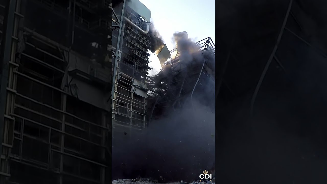 EXPLOSIVES DEMOLITION Steel Plant Demolition