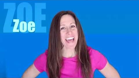 Learn to Spell ZOE Toddler Song | Learn to Talk with Patty Shukla