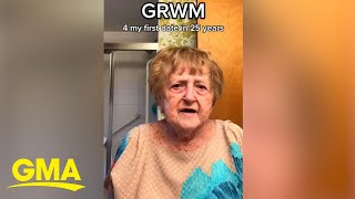 93-year-old grandma goes viral on TikTok getting ready for first date in 25 years