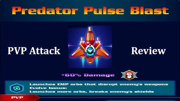 Galaxy Attack: Alien Shooter | Predator Pulse Blast Pvp Attack Review | By Apache Gamers Official