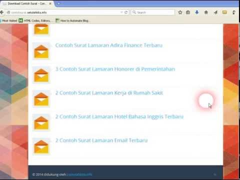 2 Contoh Surat Lamaran Hotel Bahasa Inggris Terbaru - YouTube