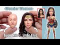 Wonder woman gal gadot polymer clay sculpture the full sculpturing processclay artisan jay