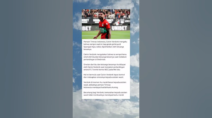 Cerita Calvin Verdonk kena omel ibunya #verdonk #necnijmegen #football
