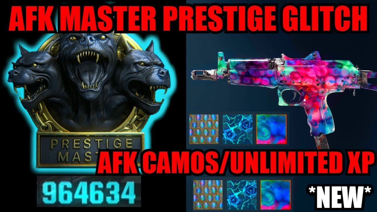 *NEW* AFK MASTER PRESTIGE GLITCH BO6! CAMO/UNLIMITED XP GLITCH BO6! BO6