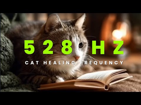 Cat Healing Frequency 528 Hz: Calming Music Therapy for Sick Cats with Purring Sound