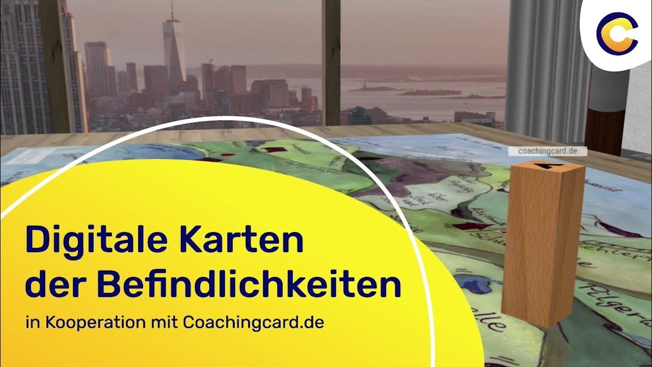 Karte der Befindlichkeit im Online-Coaching. Coachingspace Die All-In ...