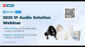 2025 ZYCOO Certificated IP Audio Solution Engineer (ZCAE) Webinar Recording