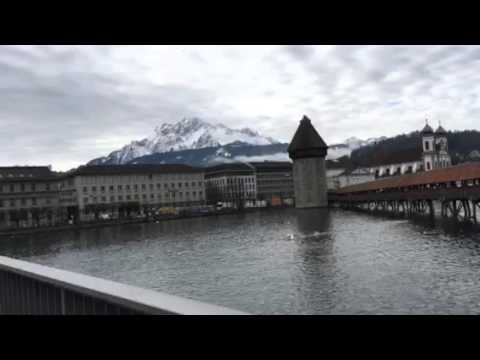 スイス カーニバル中のスイス ルツェルンとカペル橋 スイス情報 Com Youtube
