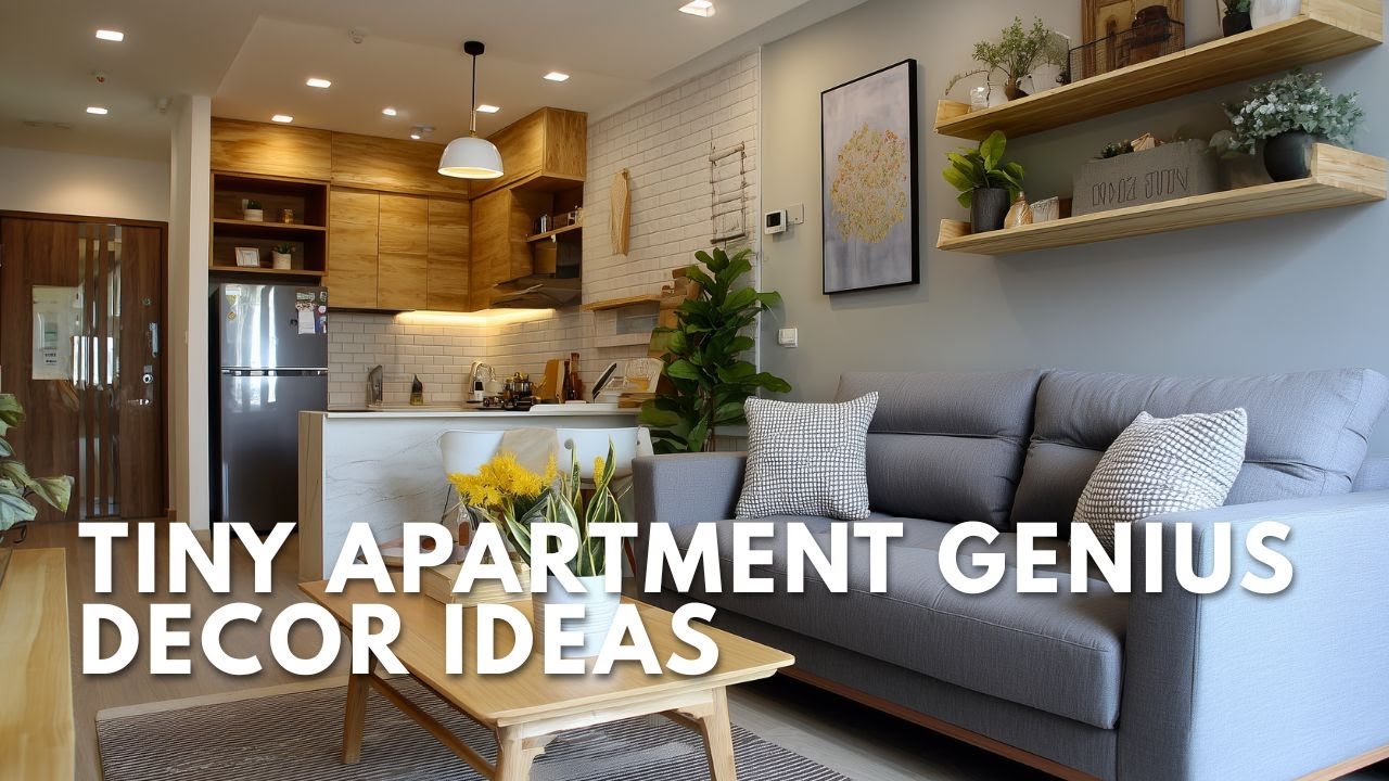 Tiny Apartment Genius Decor Ideas: Smart Space Hacks to Maximize Every ...