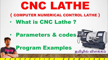 CNC lathe machine operations in Tamil | CNC programming in Tamil | CNC lathe G codes & M codes tamil