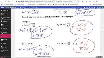 Day 2 Trig Video Notes