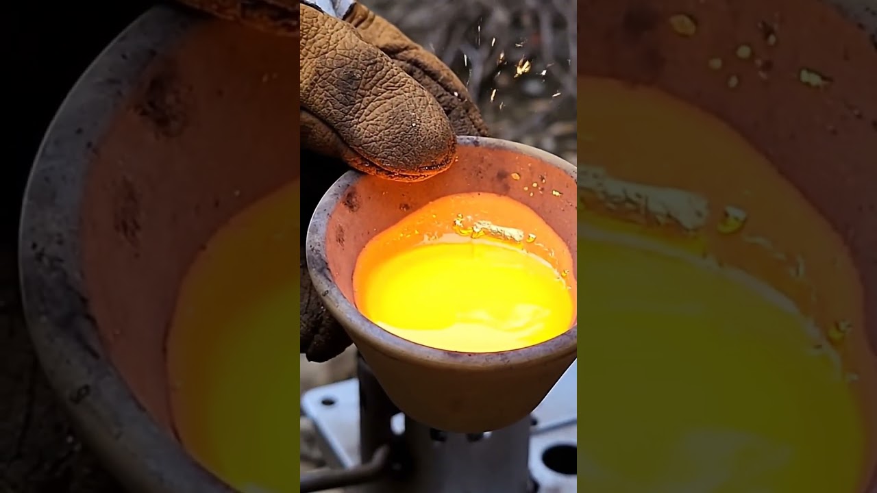 How to Identify Gold in Quartz and Melt It Into a Bar 💎 