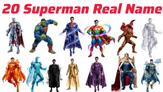 Superman Name सुपरमैन के नाम Kids Superhero Learning | Picture and Sound Learning For Kids