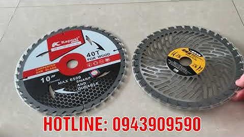Lưỡi Cưa Gỗ Hợp Kim Sử Dụng Cho Máy Cắt Cỏ | Đĩa Cắt Cây Hợp Kim