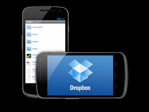 The Dropbox cloud storage android app.