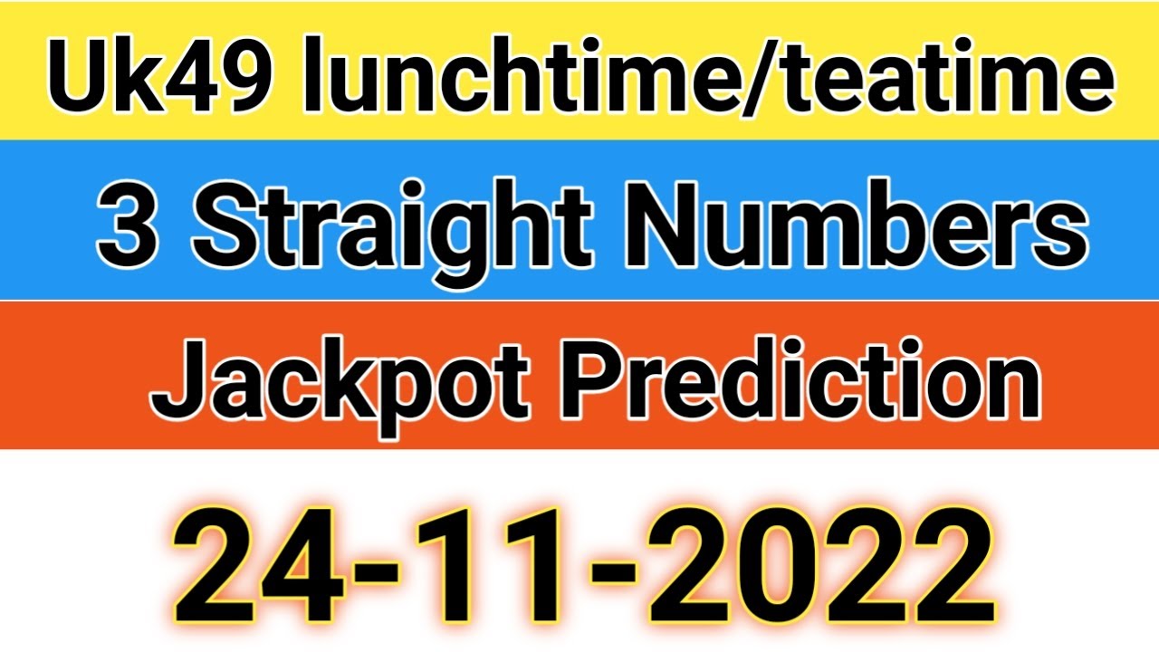 Uk49 lunchtime and teatime 24112022 United kingdom daily lottery