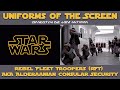 Star Wars Rebel Fleet Trooper (RFT) aka Alderaanian Consular Security | Uniforms of The Screen