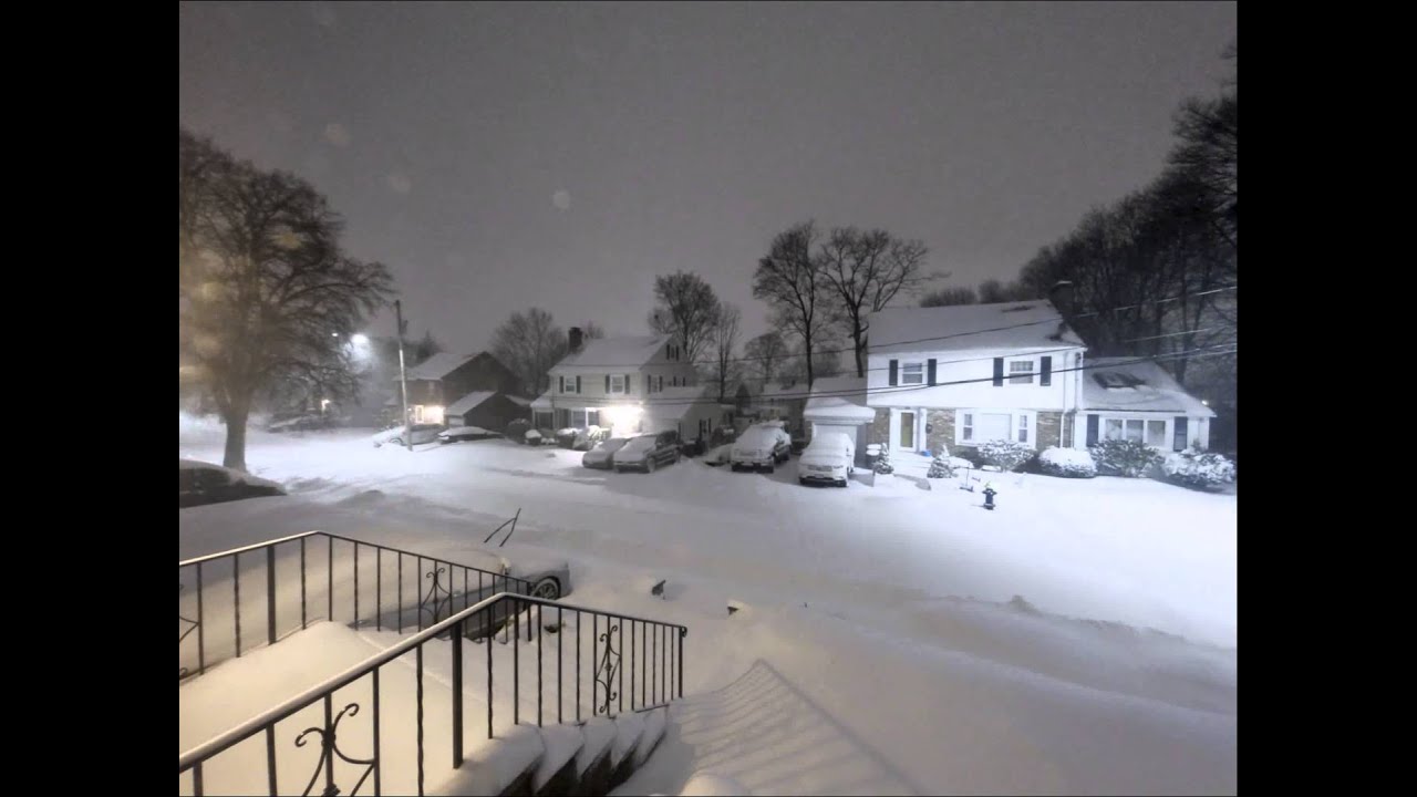 Juno Blizzard 24 hour time lapse - YouTube