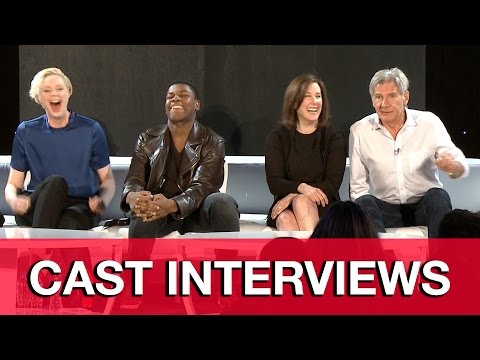 Star Wars The Force Awakens Press Conference - Harrison Ford, John Boyega, Gwendoline Christie