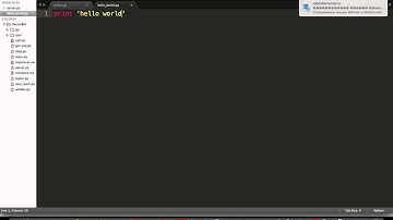 Как написать Hello World на Python?