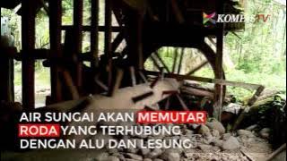 Kincir Air Penumbuk Padi dari Minang