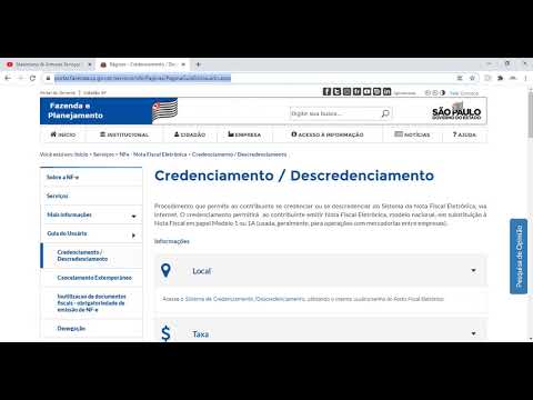 Credenciamento SEFAZ/SP - Erro no Usuário e Senha [Informativo]