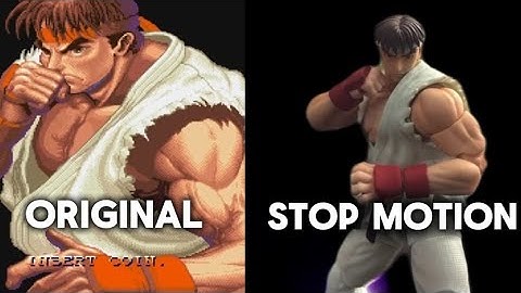 Super Street Fighter 2 Intro / Stop Motion Remake