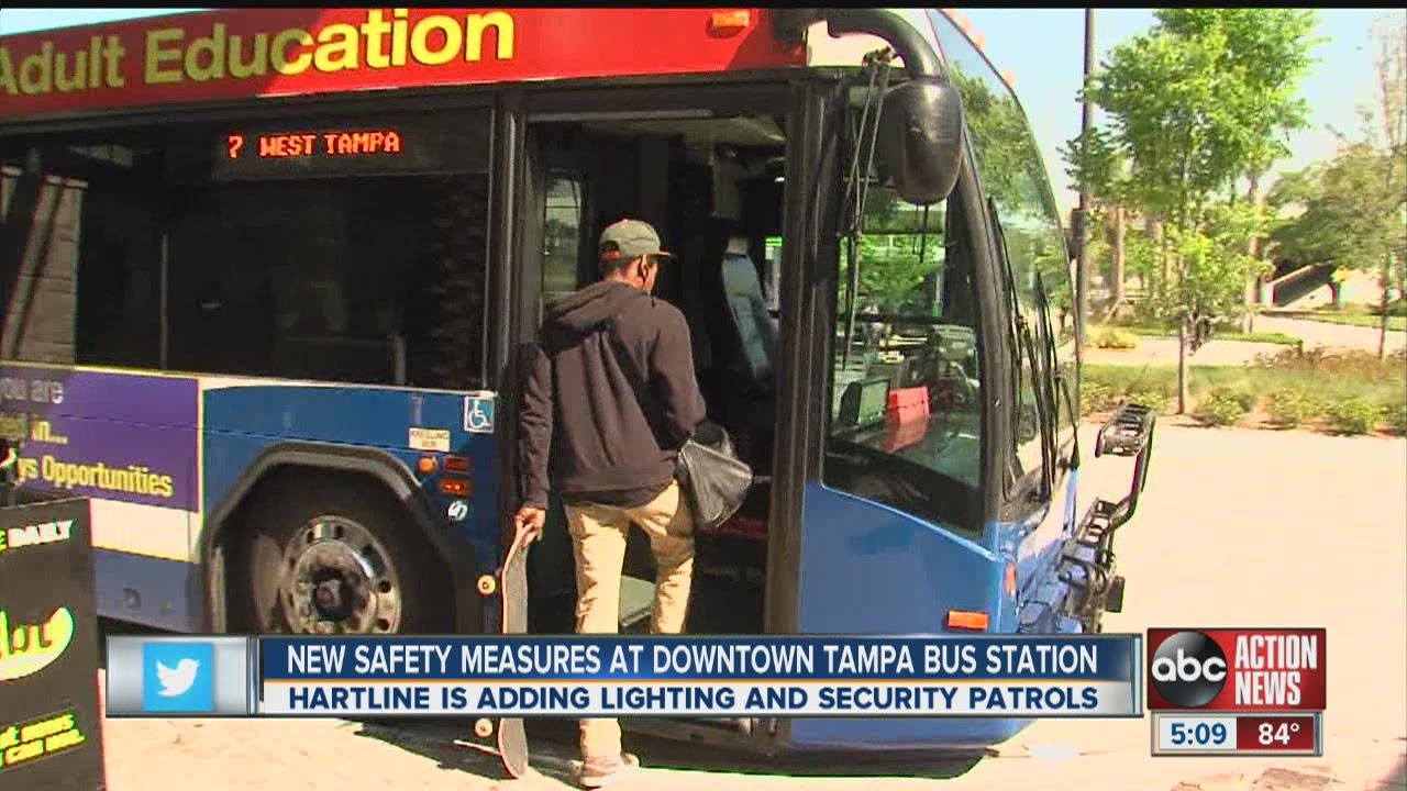 New safety measures at downtown Tampa bus station