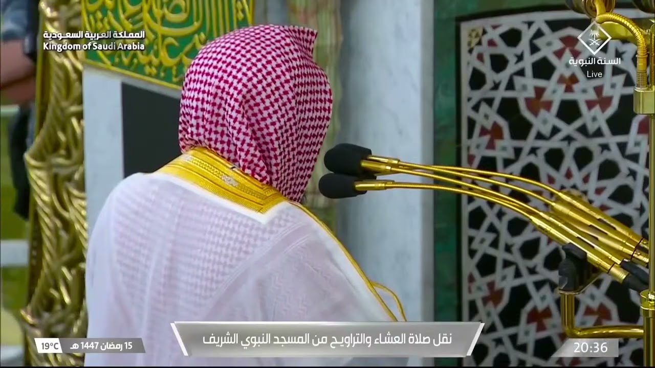 Peaceful Taraweeh in Madina | 16th Ramadan Night | Masjid an-Nabawi | صلاة التراويح