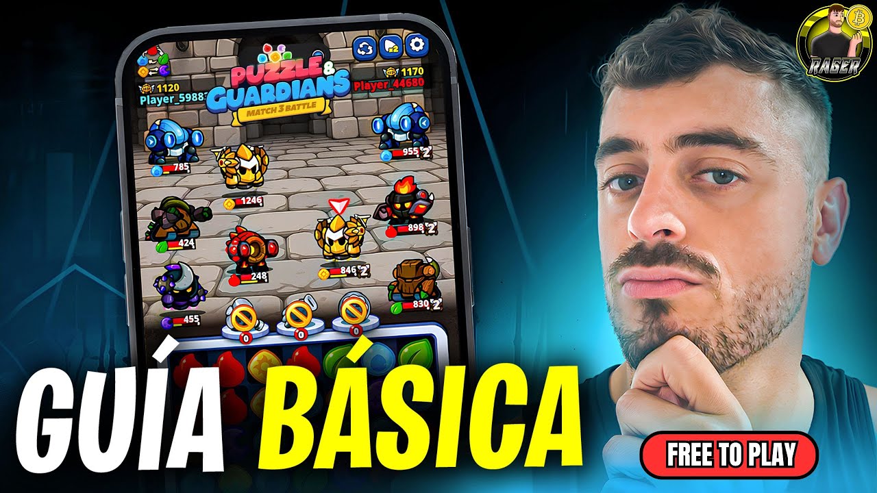 El NUEVO Juego Cripto GRATIS Estilo AXIE CHAMPIONS💥Guía Completa FREE TO PLAY💥Puzzle & Guardians