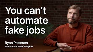 Things you're not meant to say about NPC jobs, robot demos and AI Jesus | Ryan Petersen, Flexport