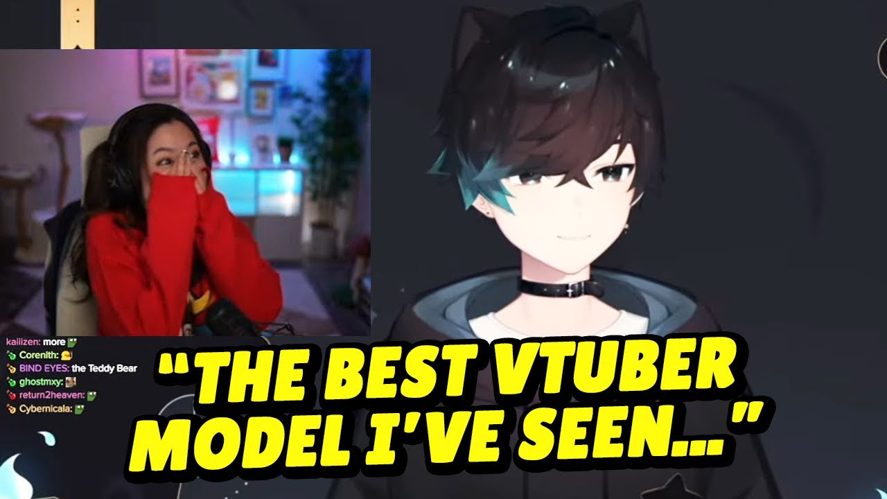 Fuslie REACTS To Sykkuno's *NEW* Vtuber Model