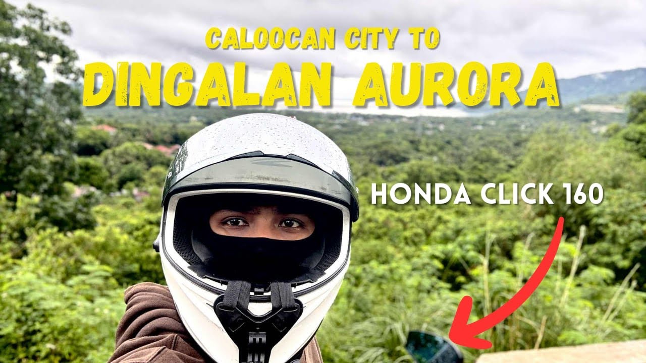 5 HOURS CALOOCAN TO DINGALAN AURORA | Honda CLICK 160 | Family Ride
