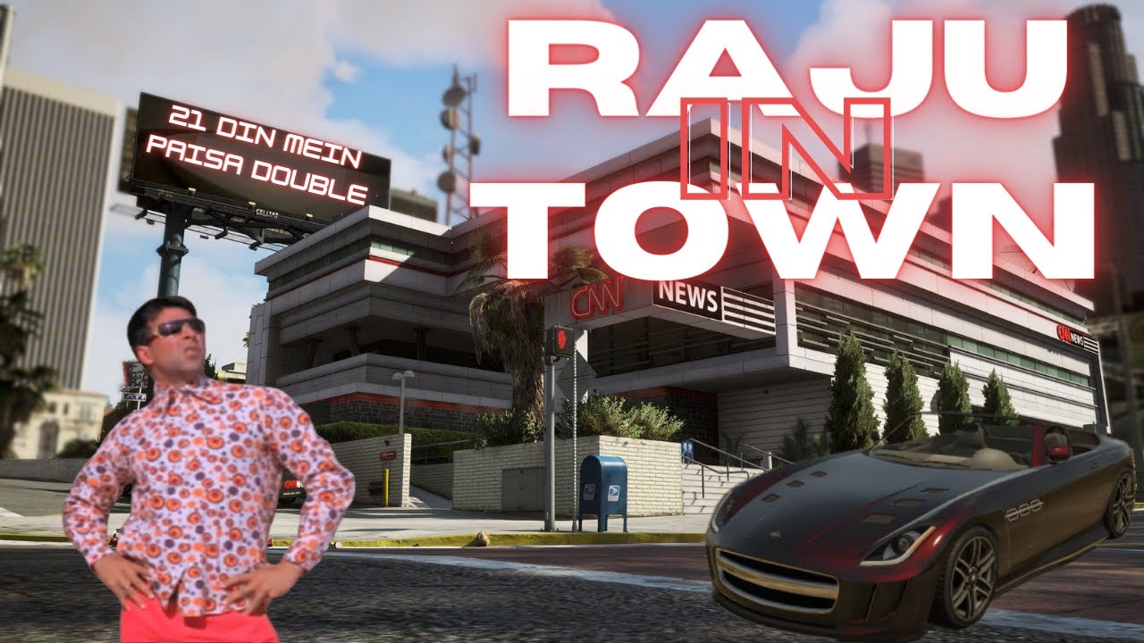 RAJU IN THE TOWN 🤣 GTA RP || Hk Frost Live Stream - YouTube