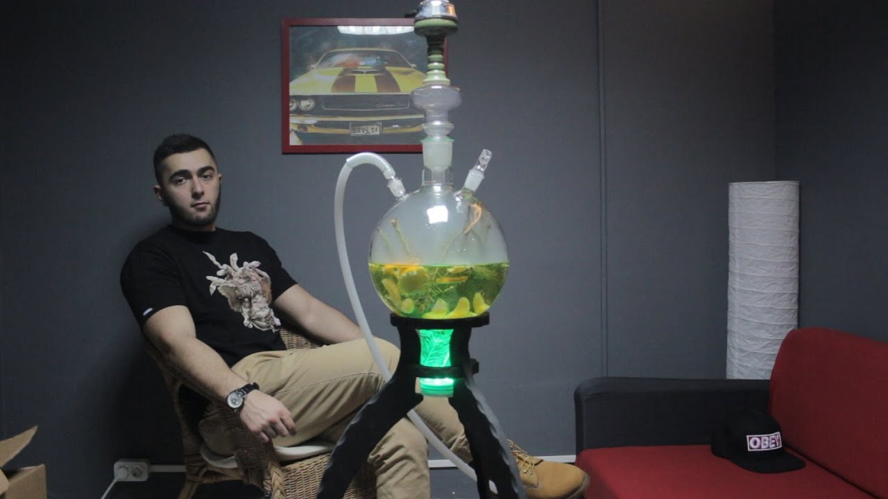 Выпуск №9. Обзор стеклянного кальяна RoyalMint | Overview of glass hookah RoyalMint