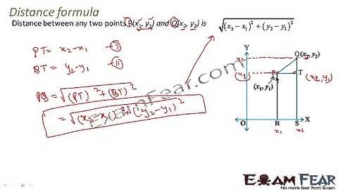 Maths Coordinate Geometry part 2 Distance Formula CBSE class 10 Mathematics X 360p
