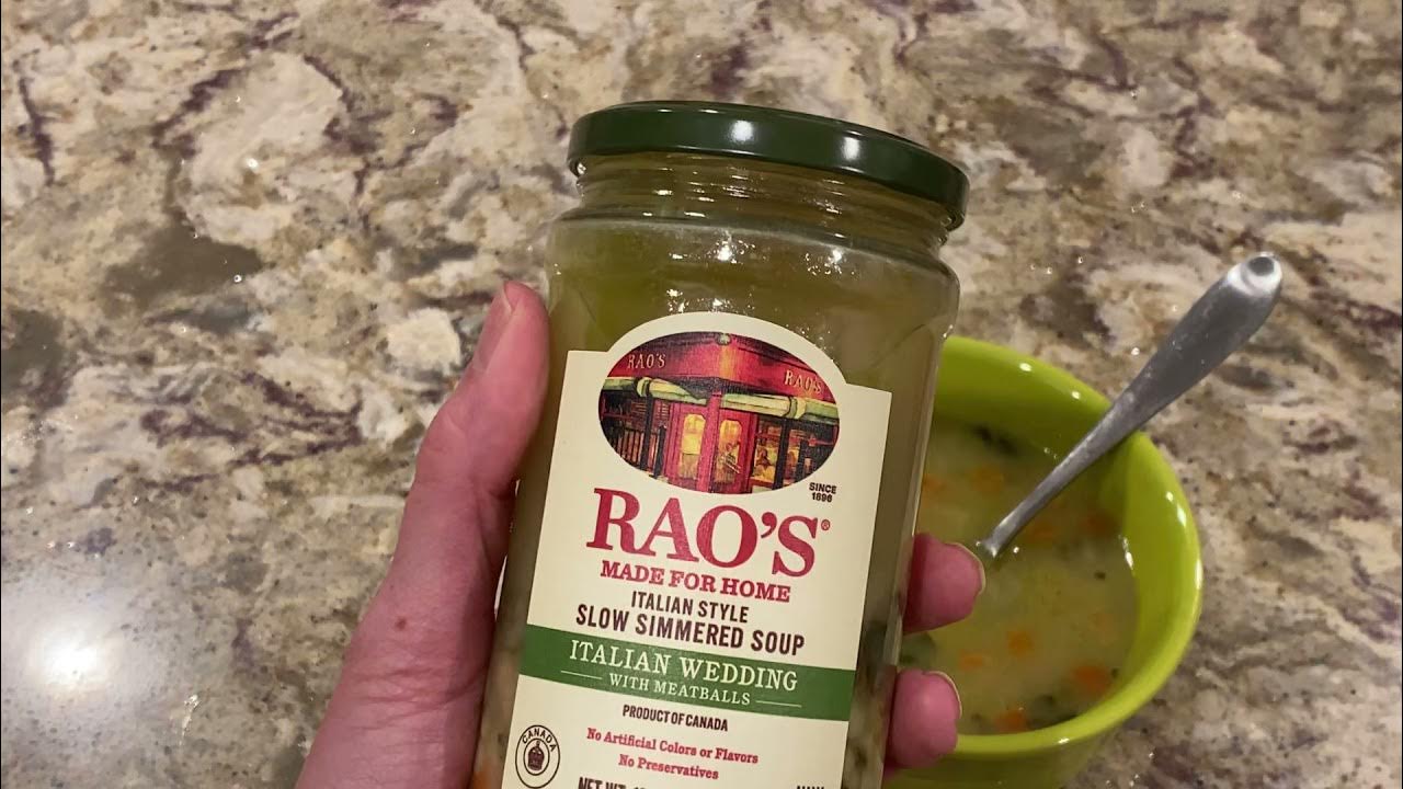 RAO's Italian Wedding Soup Taste Test - Food Review 