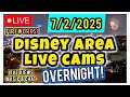 Live: Disney World Nighttime Views & Fireworks | Relaxing Sleep Music + Disney Ambience