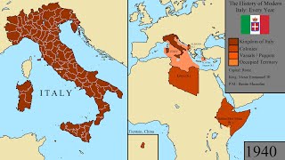 The Modern History of Italy: Every Year
