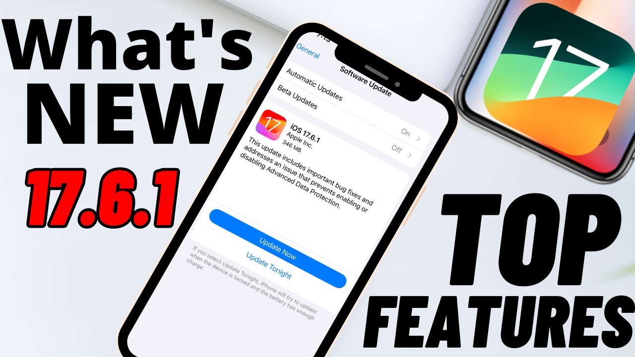 What's New in IOS 17.6.1? SHOULD YOU UPDATE TO IOS 17.6.1? - YouTube
