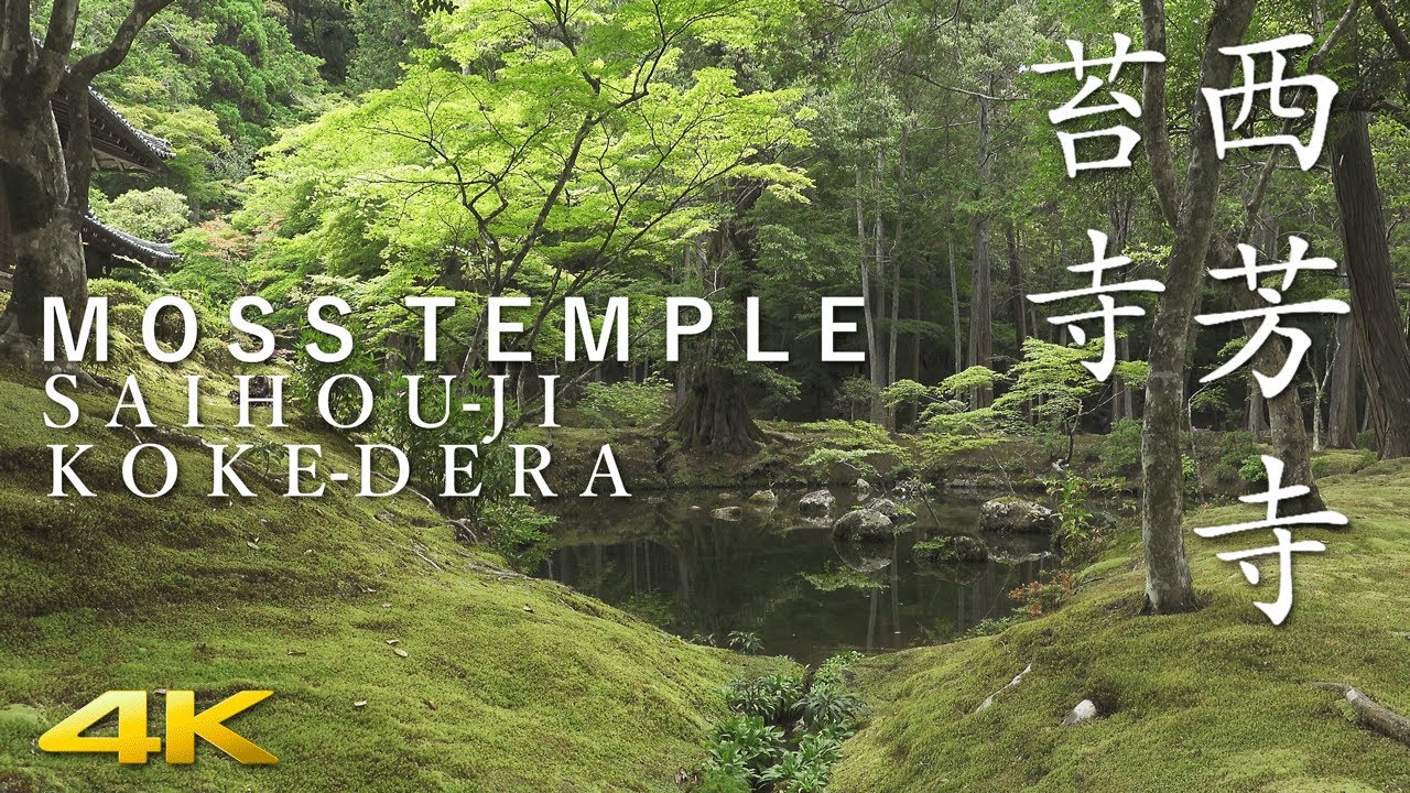 [4K] 西芳寺 苔寺・京都　MOSS TEMPLE / SAIHOU-JI KOKE-DERA / KYOTO /JAPAN
