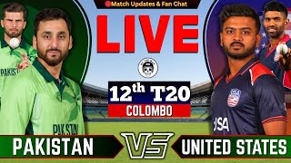 🔴Live: PAKISTAN vs United States, Match 12  | Live Score & Commentary  | Pak vs USA Live | by Shahid screenshot 4
