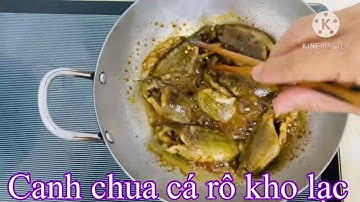 Cơm đạm bạc,canh chua,cá rô đồng kho lạc,út chọt kiên giang-