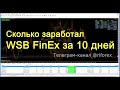 WSB FinEx прибыль за 10 дней