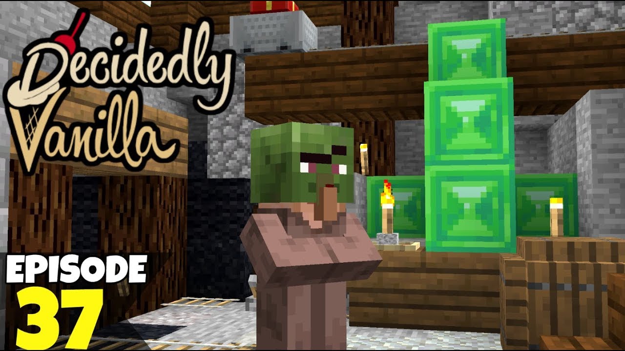 Decidedly Vanilla S5 Ep37 The Villagers Trading Mines! A Minecraft Survival Lets Play
