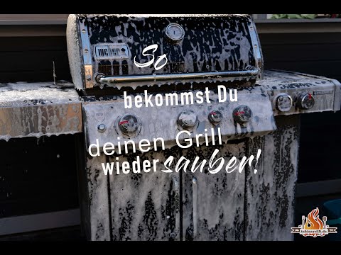 Video: Wir Reinigen Den Grill Der Haube Von Fett