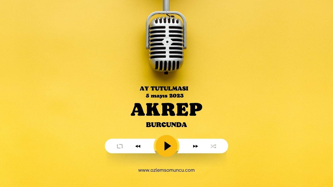 5 Mayis 2023 Akrep Burcunda Ay Tutulmasi Youtube