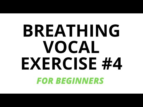 Breathing Vocal Exercise #4 for Beginners