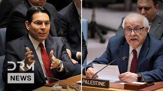 Israel vs Palestine Envoy Full Clash at UNSC | DRM News | AC1F