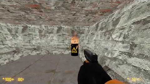 5 Years: Black-Mesa Test: Breakable walls and scripted sequences (Horrifying 4K Upscaled Edition)